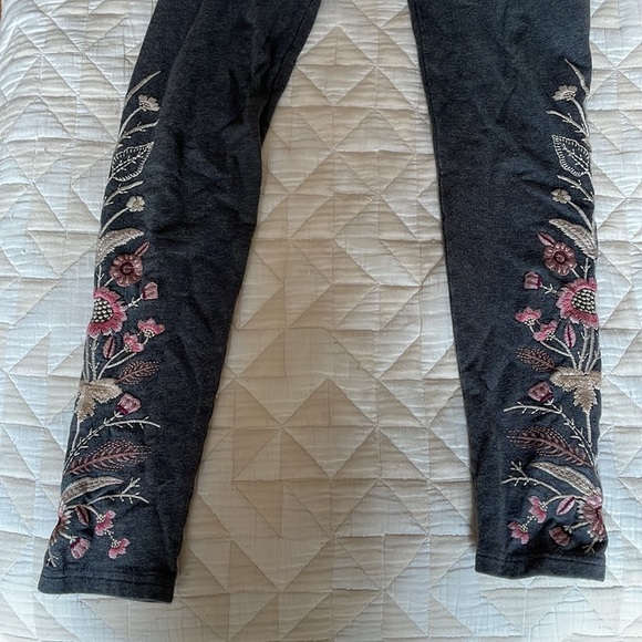 Johnny Was JWLA Embroidered Leggings Boho Chic - Picture 3 of 7